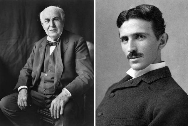Nikola Telsa, Edison y su relación con el viaje en el tiempo 