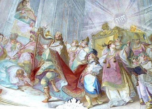 El rey David y el arca de la alianza