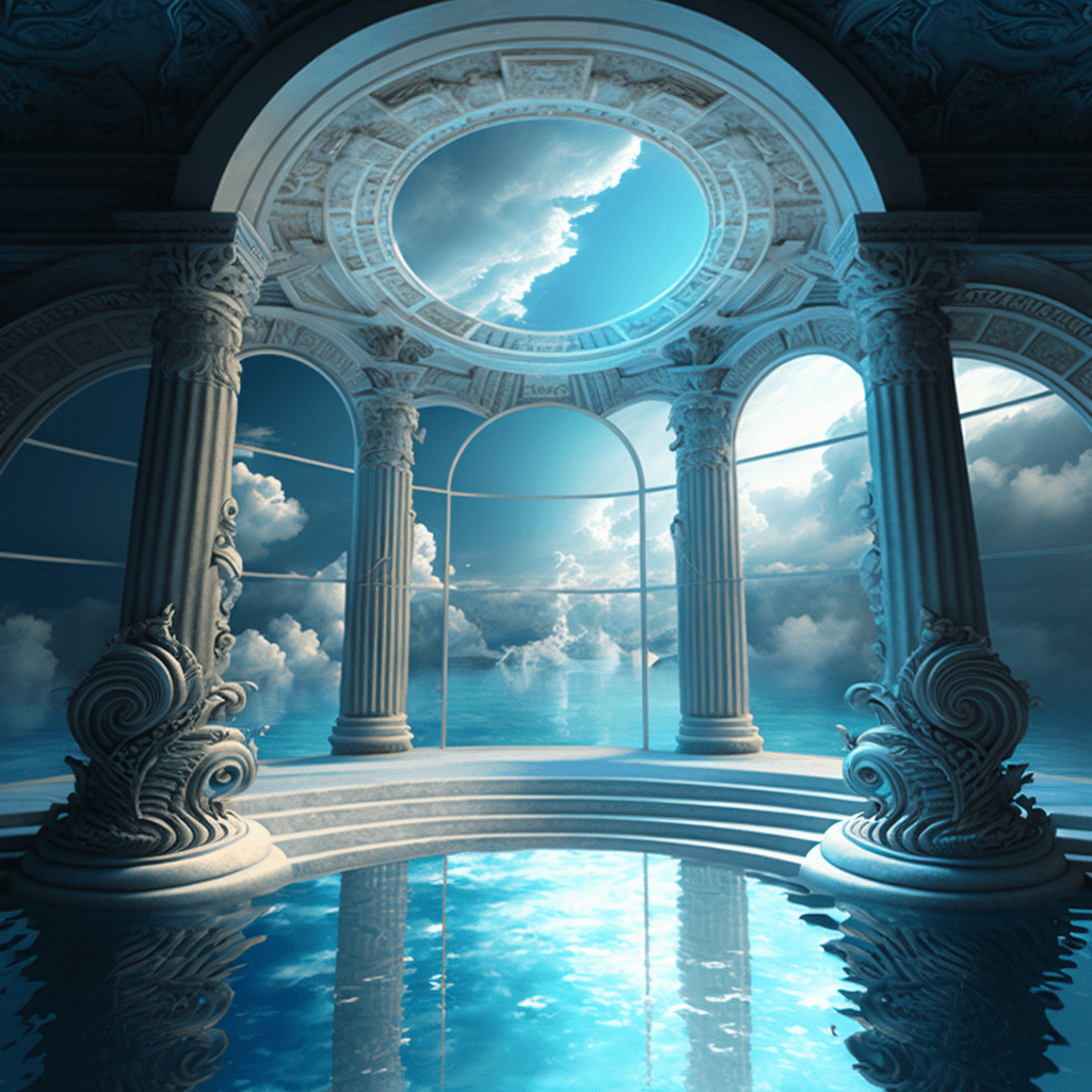 mikeone Raphaels Palace of Atlantis on the Sea clouds light blu 70de2875 b46f 4839 ae1c 1776f15600fc